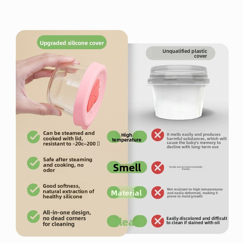 Glass EcoFriendly Tupperware with Silicone top!