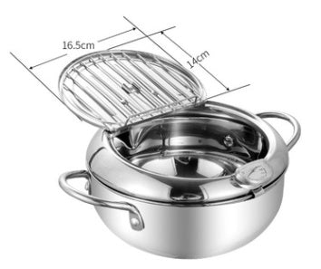 Stainless Steel Telescopic Folding Basket Frying Basket!