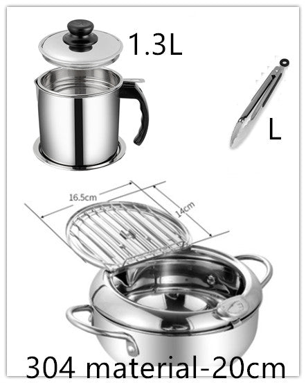 Stainless Steel Telescopic Folding Basket Frying Basket!