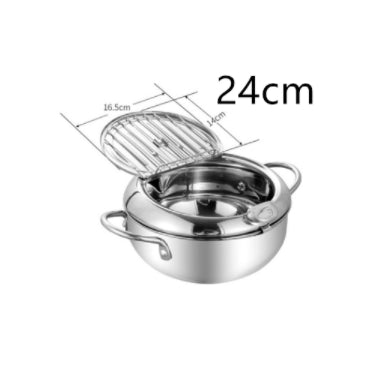 Stainless Steel Telescopic Folding Basket Frying Basket!