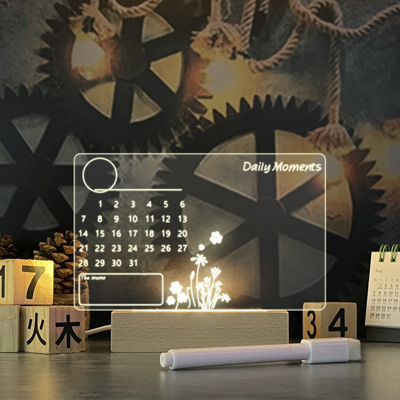 LED Note Board Decoration Night Lamp!