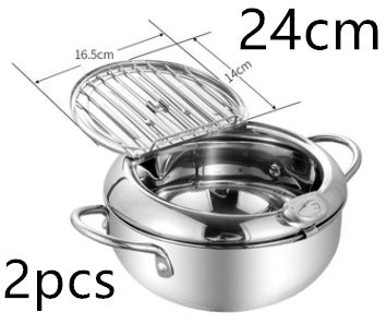 Stainless Steel Telescopic Folding Basket Frying Basket!