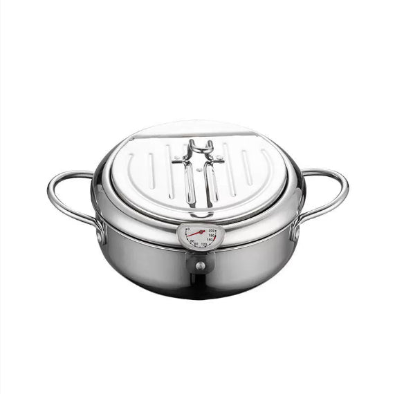 Stainless Steel Telescopic Folding Basket Frying Basket!