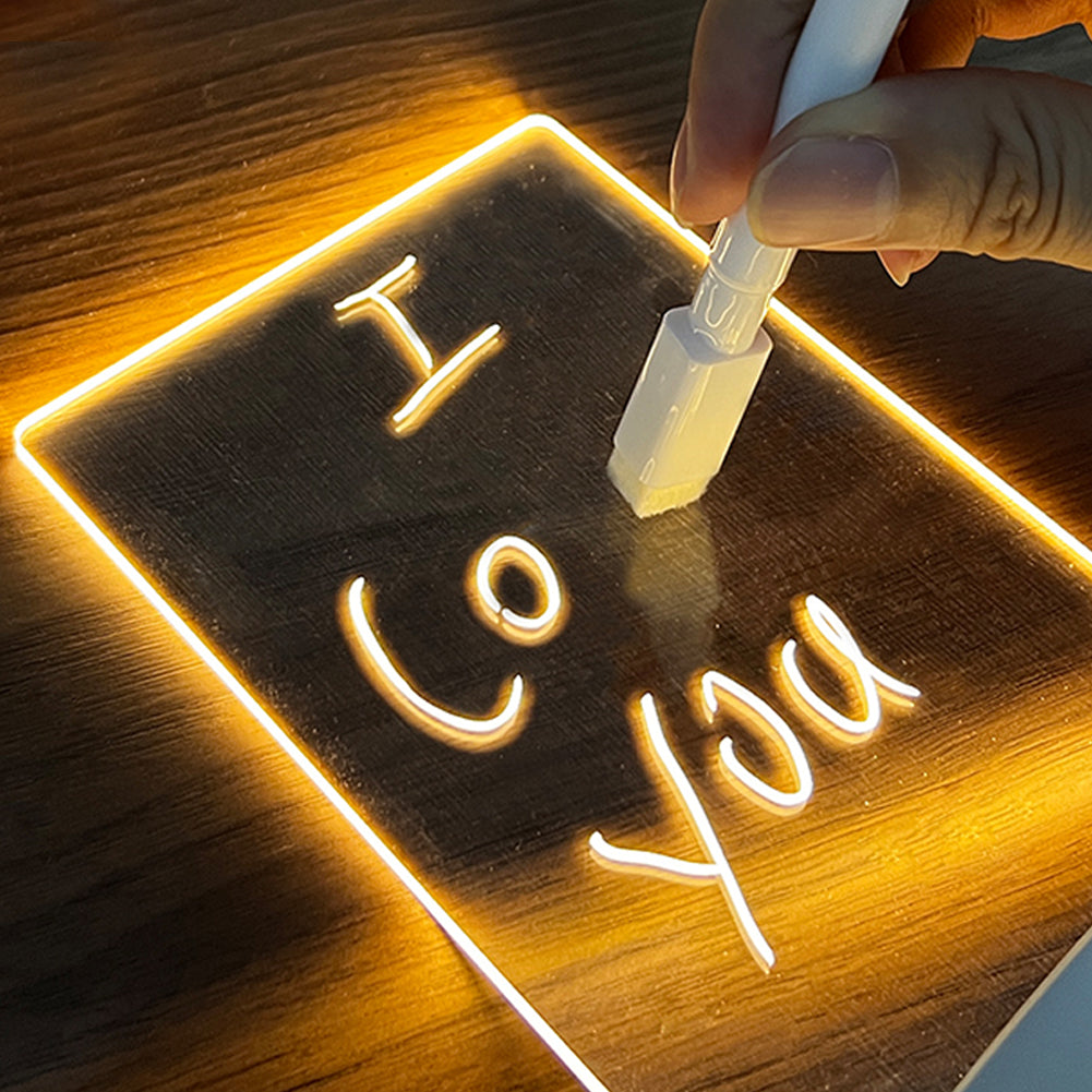 LED Note Board Decoration Night Lamp!