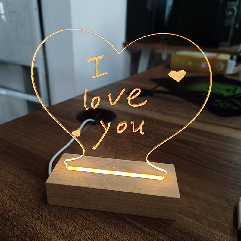 LED Note Board Decoration Night Lamp!