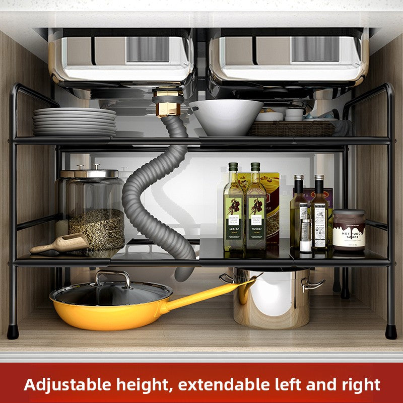 Adjustable Kitchen Sink Storage Rack!