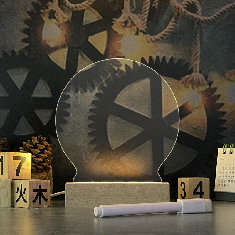 LED Note Board Decoration Night Lamp!