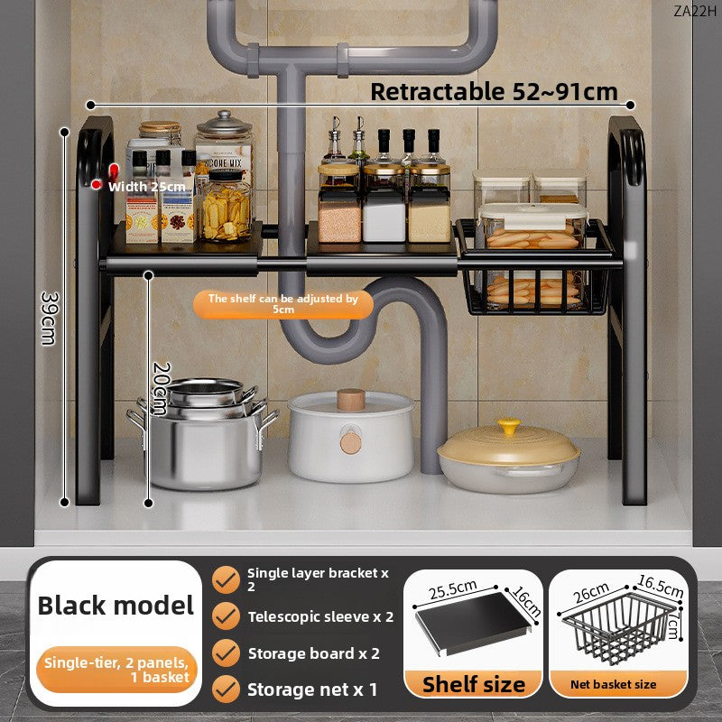 Adjustable Kitchen Sink Storage Rack!