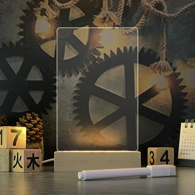LED Note Board Decoration Night Lamp!